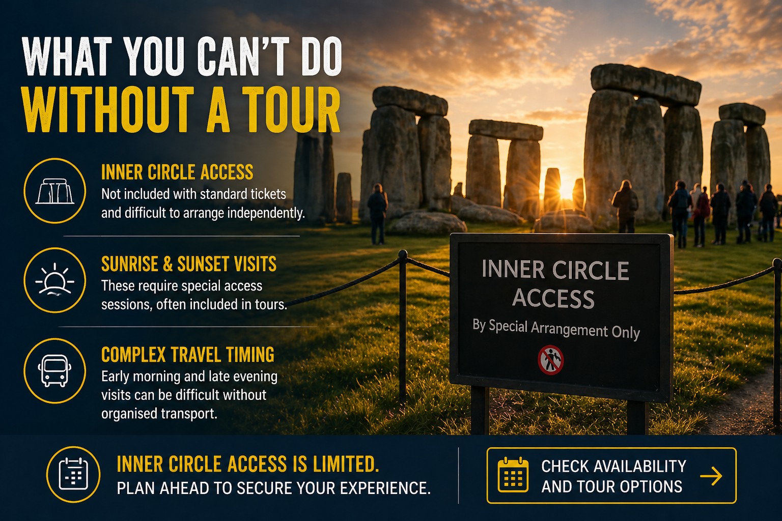 what you cant do at stonehenge without a tour inner circle access sunrise sunset restrictions 2026